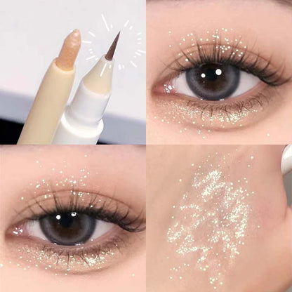 Dual Head Dual-use Highlight Eye Shadow Pen Brightening