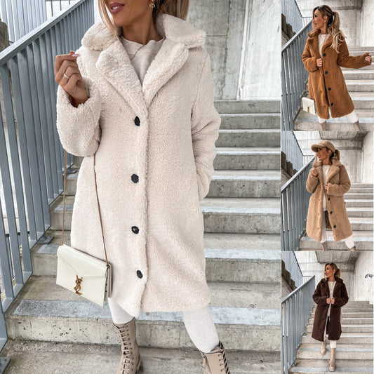 Teddy-Mantel Damen – Minimalistischer Style für den Winter