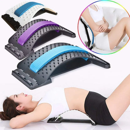 Back Stretcher Adjustable Back Cracker Massage Waist Neck Fitness